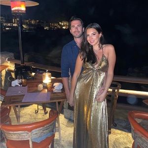 Paros Maxi Dress ~ Pleated Gold // Show Me Your Mumu